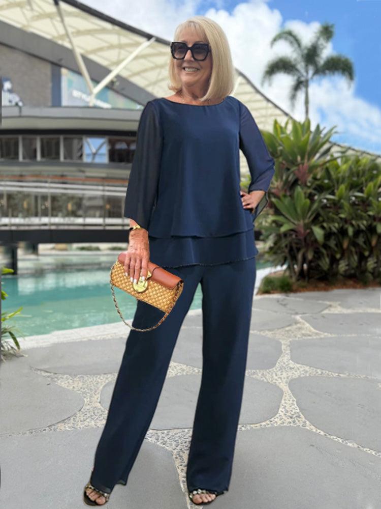 Women's Two-Piece Summer Trouser Co-Ord Set