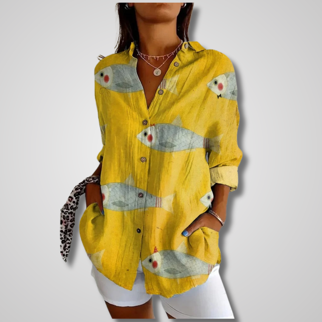 Women's Casual Retro Summer Blouse