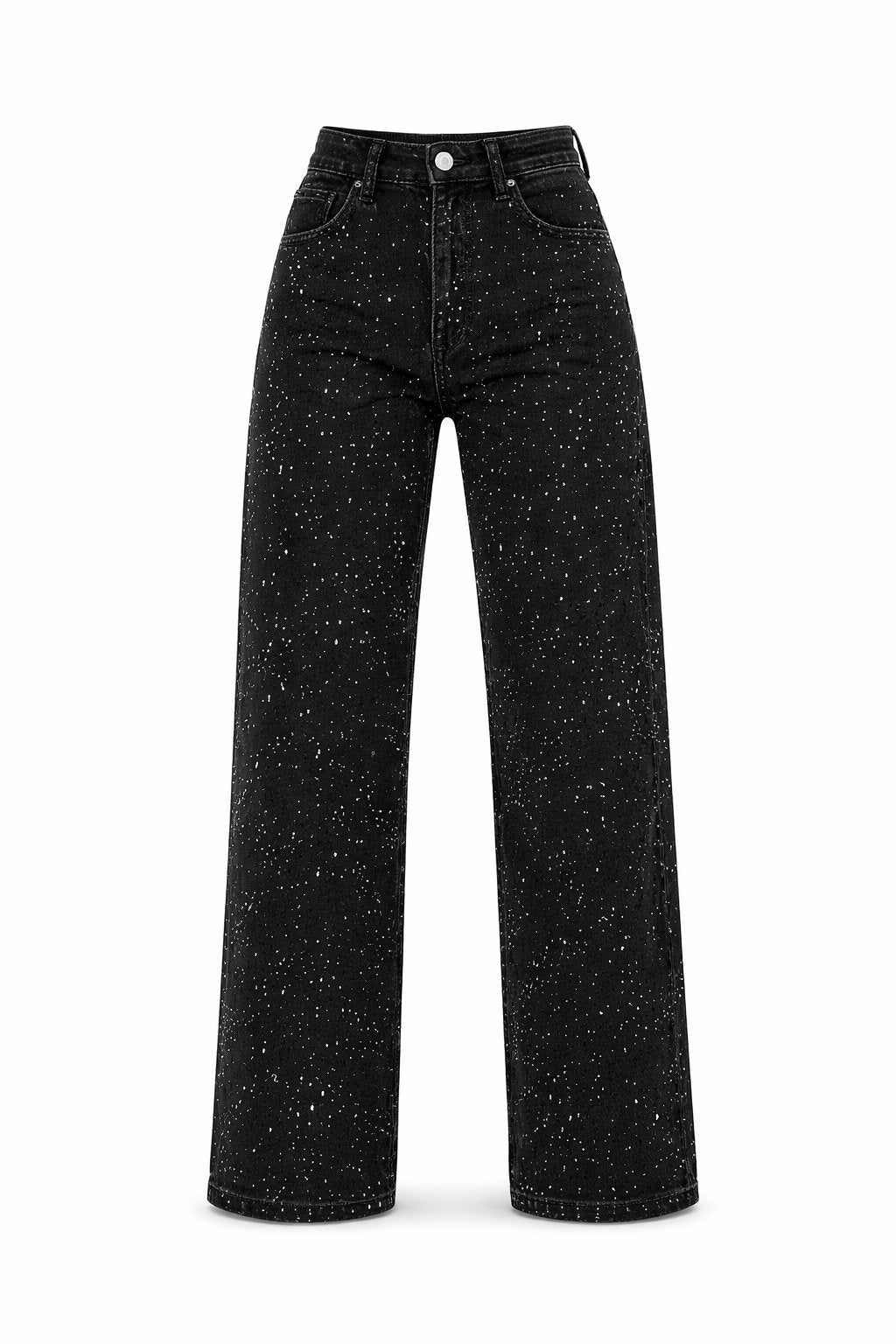 Women's Shimmer Straight Leg High-Rise Jeans