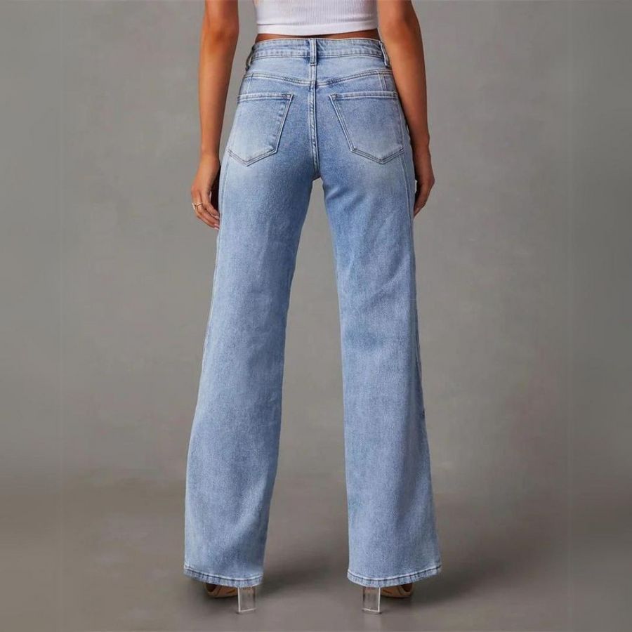 Women's Classic Straight-Leg Denim Jeans