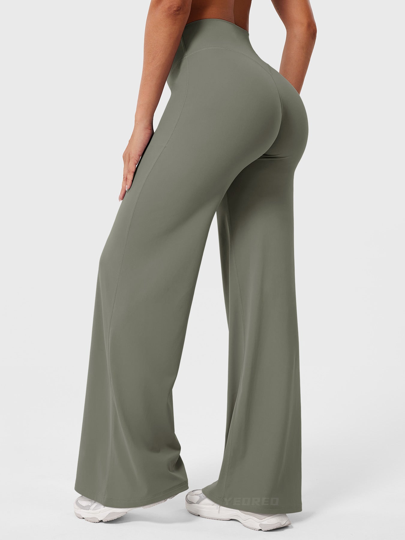 Women's High-Rise Summer Flare Trousers