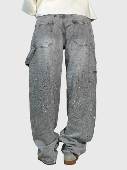 Women's Rhinestone Embellished Denim Jeans