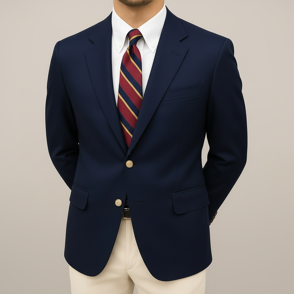 Men's Tailored Lightweight Spring Blazer Jacket