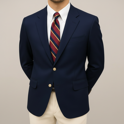Men's Tailored Lightweight Spring Blazer Jacket