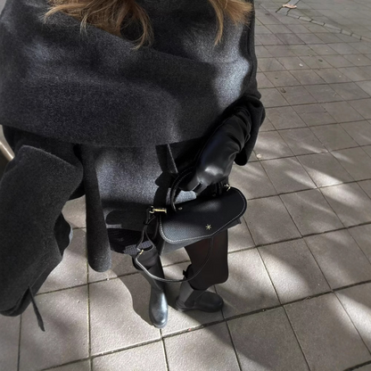 Women's Draped Cape-Style Coat