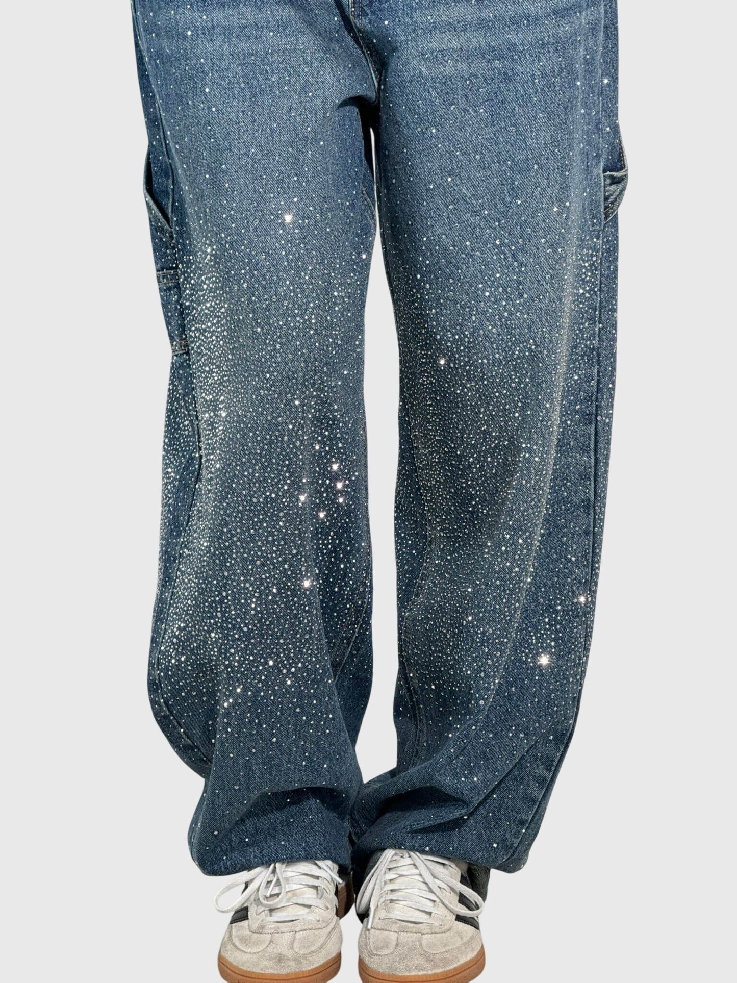 Women's Rhinestone Embellished Denim Jeans