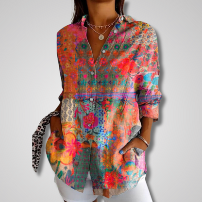Women's Casual Retro Summer Blouse
