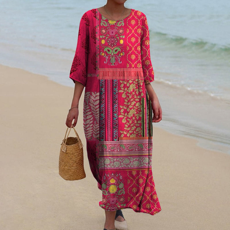 Women's Bohemian Ethnic Summer Maxi Dress
