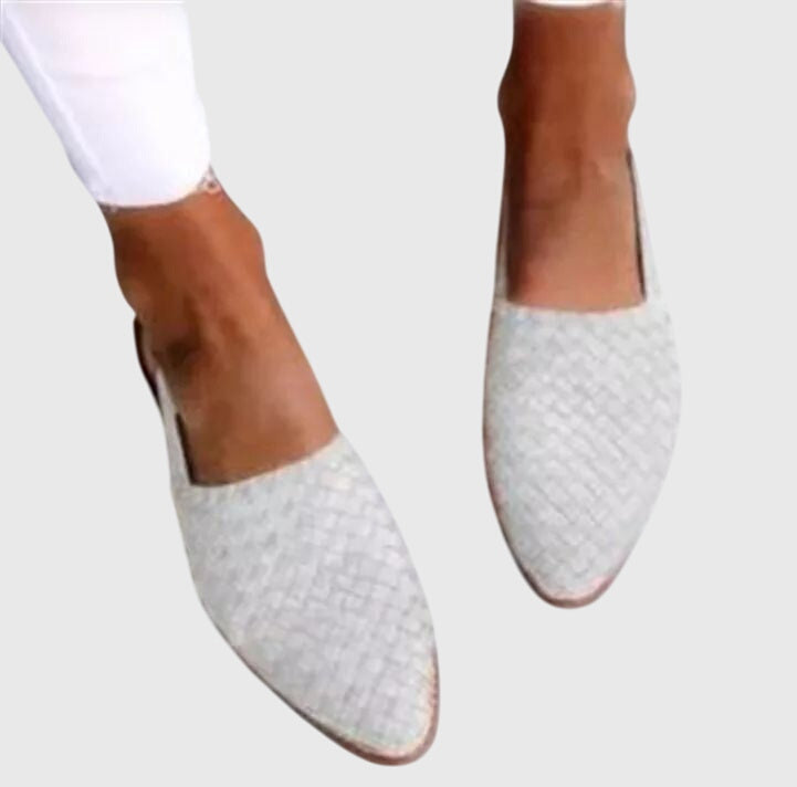 Women's Braided Slip-On Flat Shoes