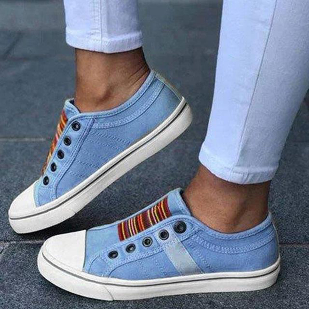 Women's Canvas Slip-On Casual Shoes
