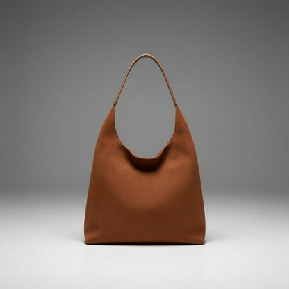 Suede Slouchy Hobo Shoulder Bag for Women
