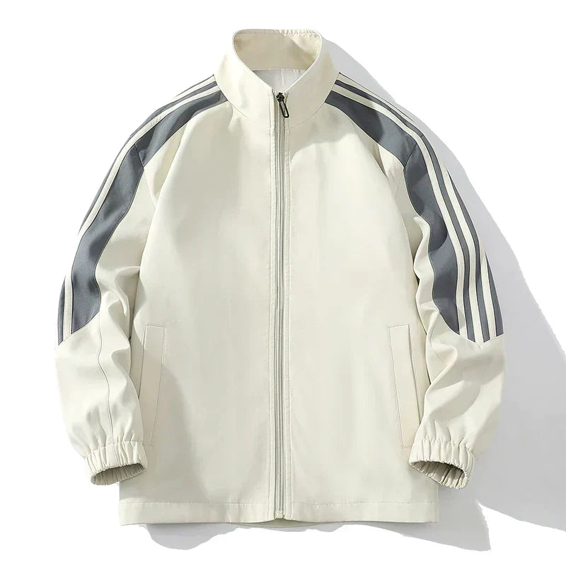 Men's Tracksuit Set with Zip-Up Jacket and Joggers