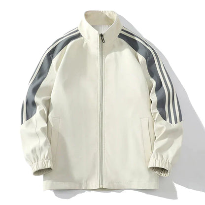 Men's Tracksuit Set with Zip-Up Jacket and Joggers