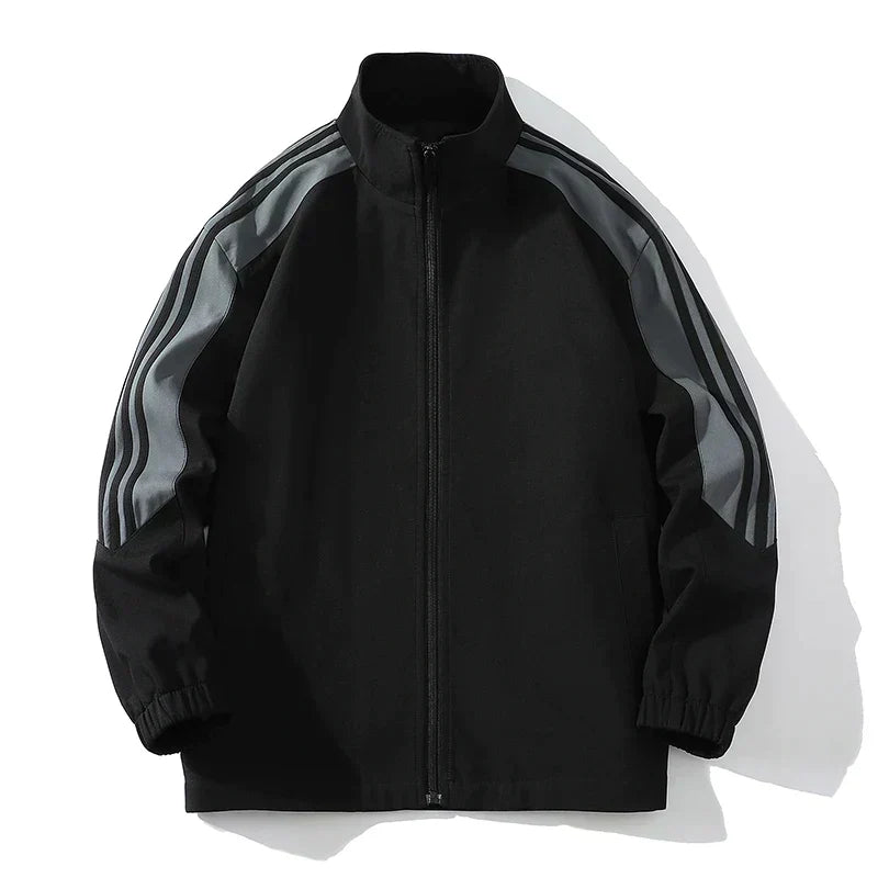 Men's Tracksuit Set with Zip-Up Jacket and Joggers