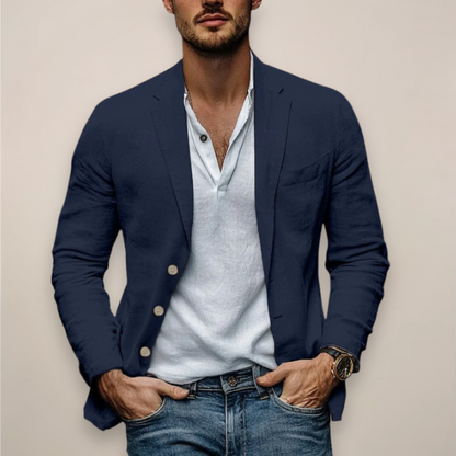 Men's Modern Summer Casual Suit Jacket Blazer