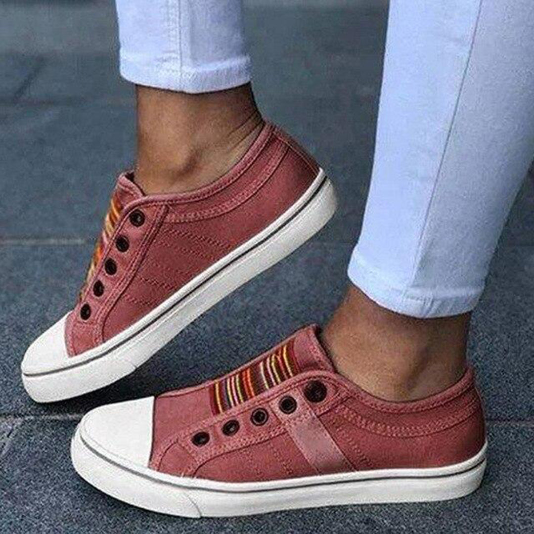 Women's Canvas Slip-On Casual Shoes