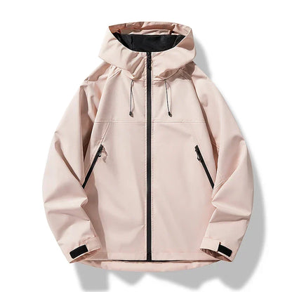 Men's Hooded Windproof Waterproof Shell Jacket