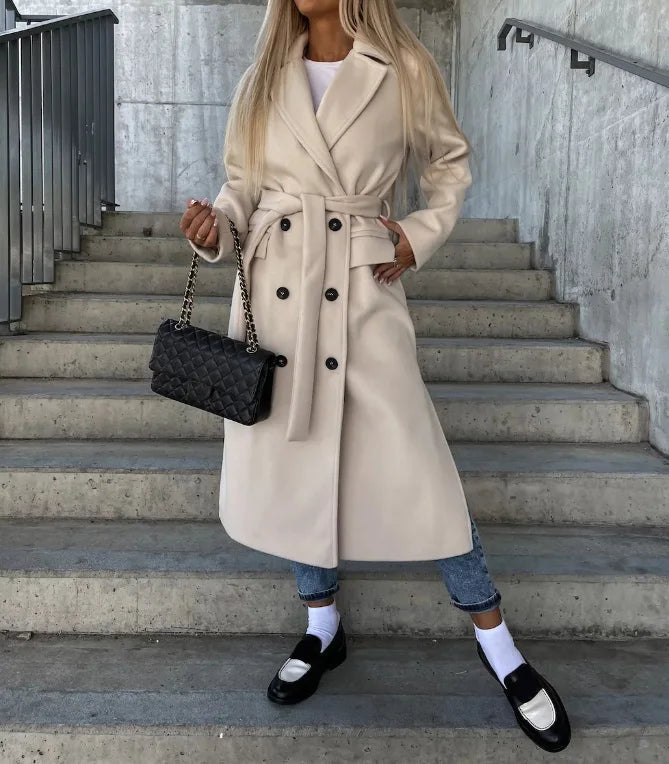 Women's Full-Length Classic Trench Coat