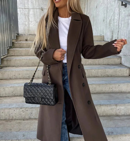 Women's Full-Length Classic Trench Coat