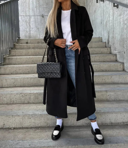 Women's Full-Length Classic Trench Coat