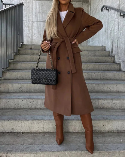 Women's Full-Length Classic Trench Coat
