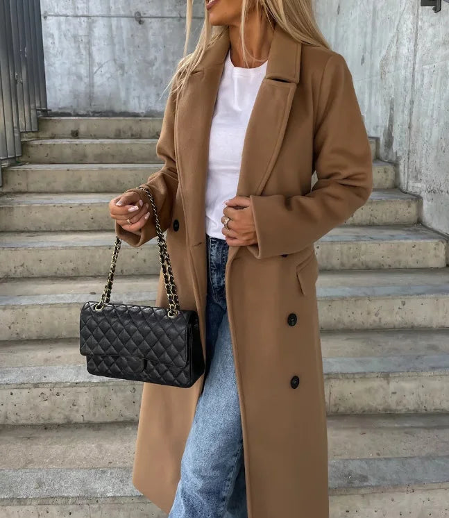 Women's Full-Length Classic Trench Coat