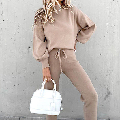 Women's Relaxed-Fit Two-Piece Loungewear Set