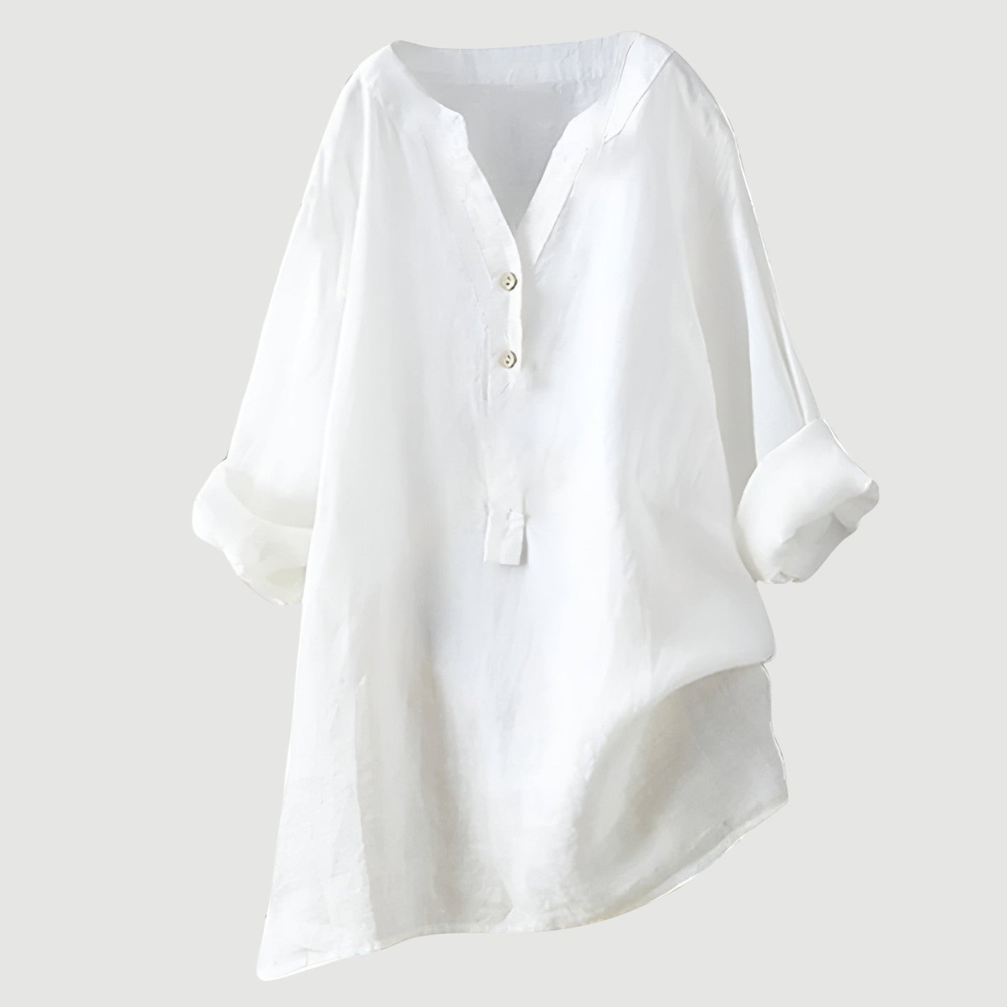 Women's Loose Button-Front Casual Shirt