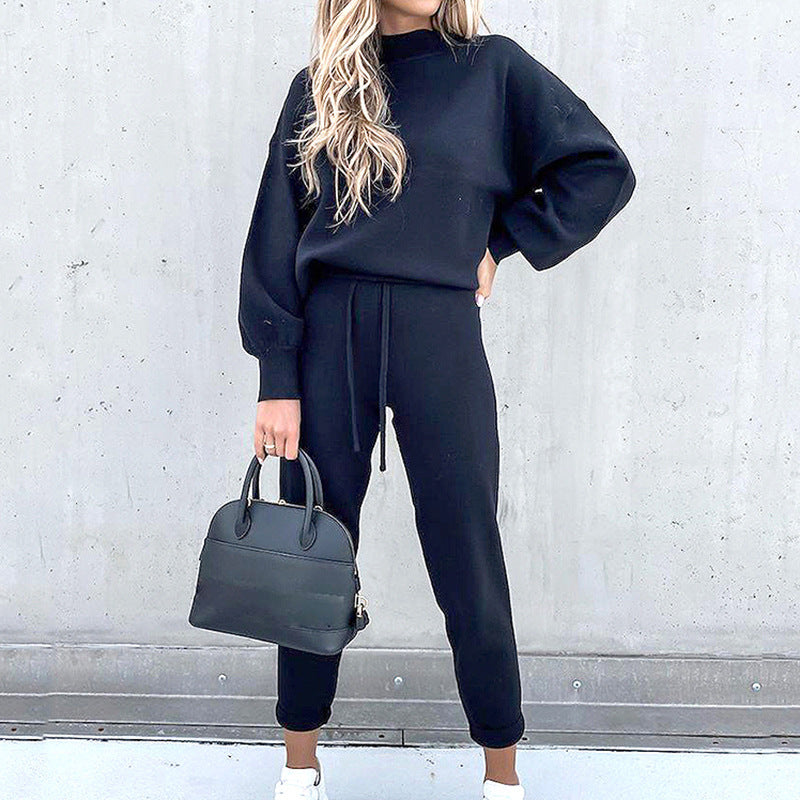Women's Relaxed-Fit Two-Piece Loungewear Set