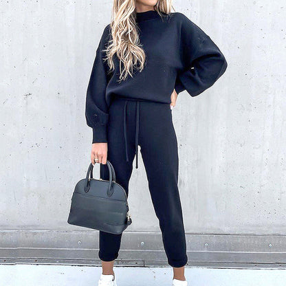 Women's Relaxed-Fit Two-Piece Loungewear Set