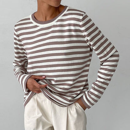 Long-Sleeve Striped T-Shirt for Women