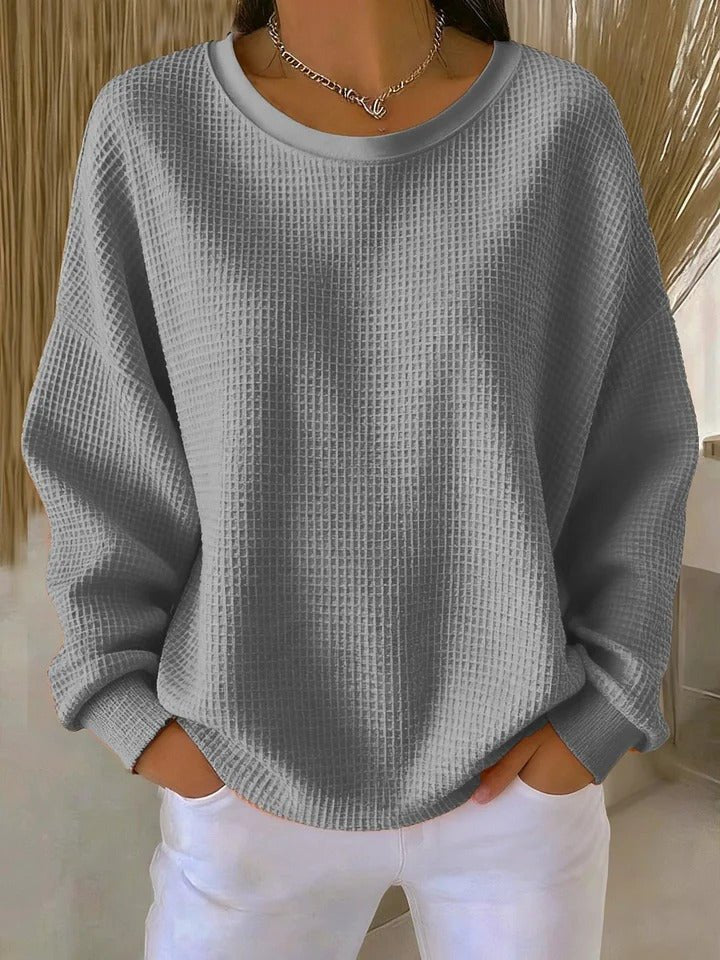 Women's Relaxed Textured Knit Sweater