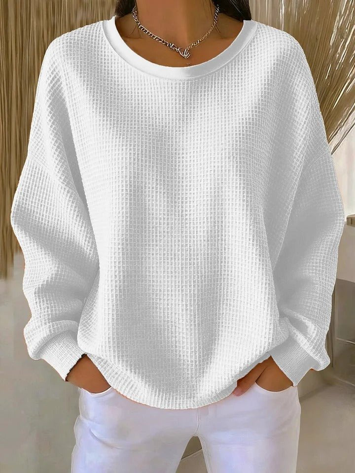 Women's Relaxed Textured Knit Sweater