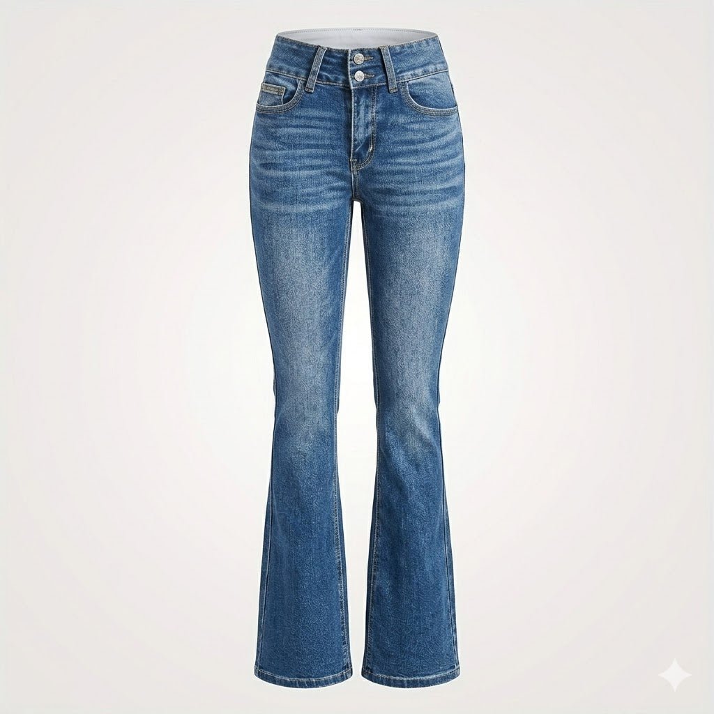 Women's High-Rise Sculpting Flared Denim Jeans