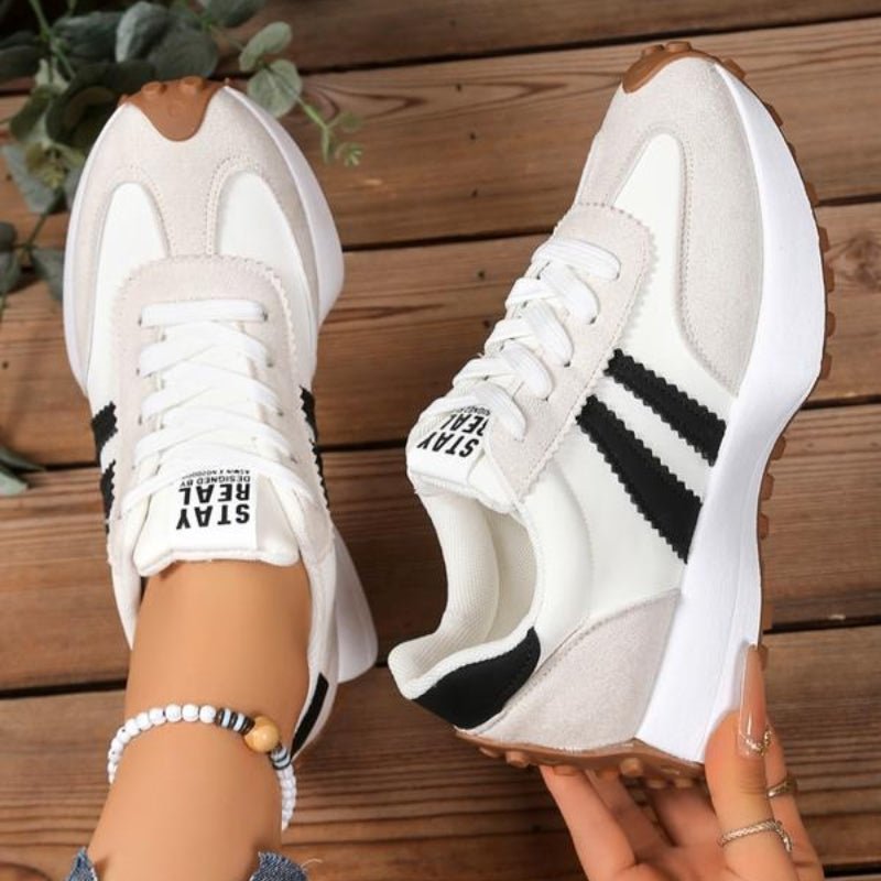 Women's Vintage Chunky Platform Lace-Up Shoes