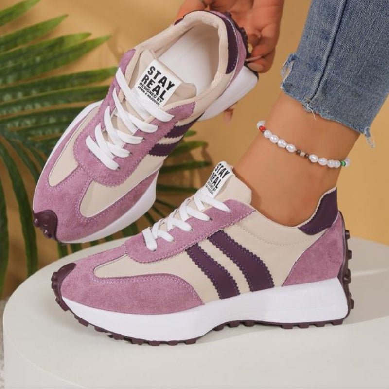 Women's Vintage Chunky Platform Lace-Up Shoes