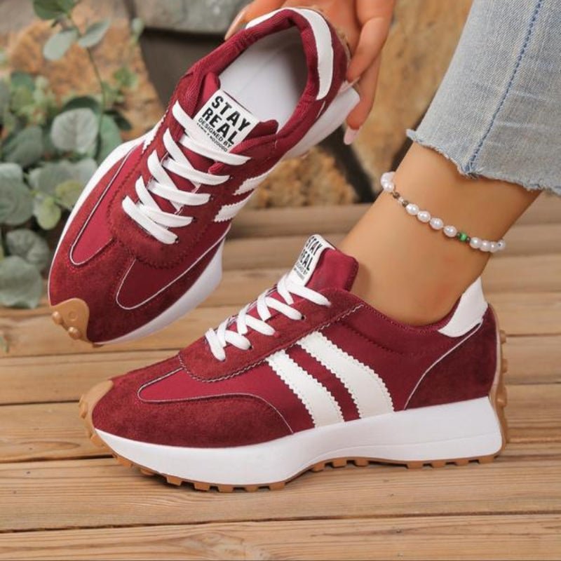 Women's Vintage Chunky Platform Lace-Up Shoes