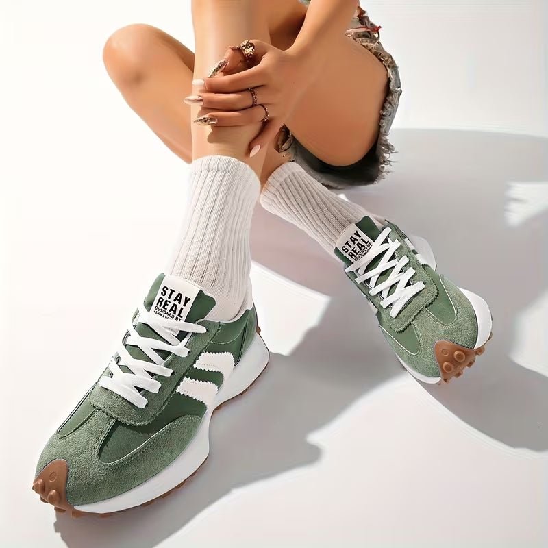 Women's Vintage Chunky Platform Lace-Up Shoes