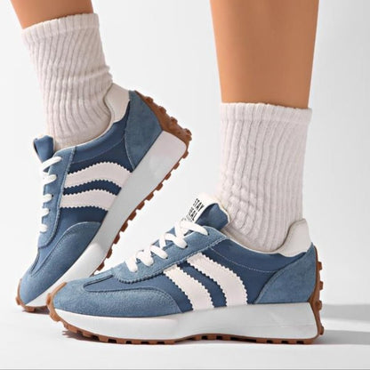 Women's Vintage Chunky Platform Lace-Up Shoes