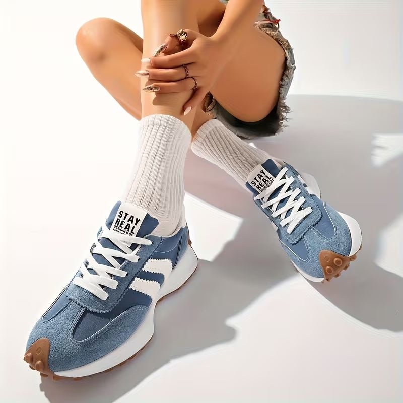 Women's Vintage Chunky Platform Lace-Up Shoes