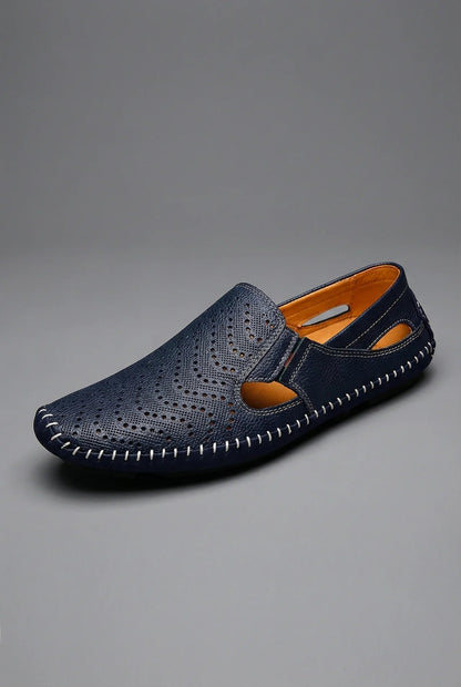 Men's Breathable Perforated Slip-On Summer Loafers