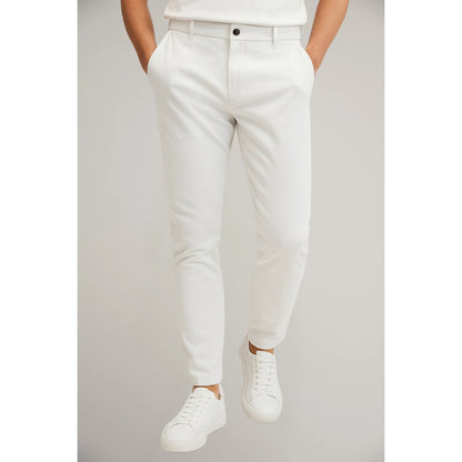 Men's Tailored Slim-Fit Formal Trousers