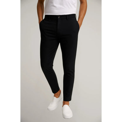 Men's Tailored Slim-Fit Formal Trousers