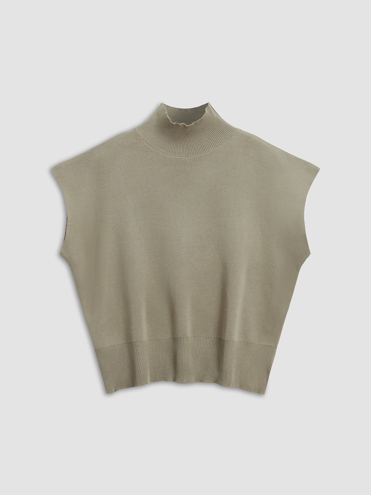 Women's Short-Sleeve Mock-Neck Casual Top