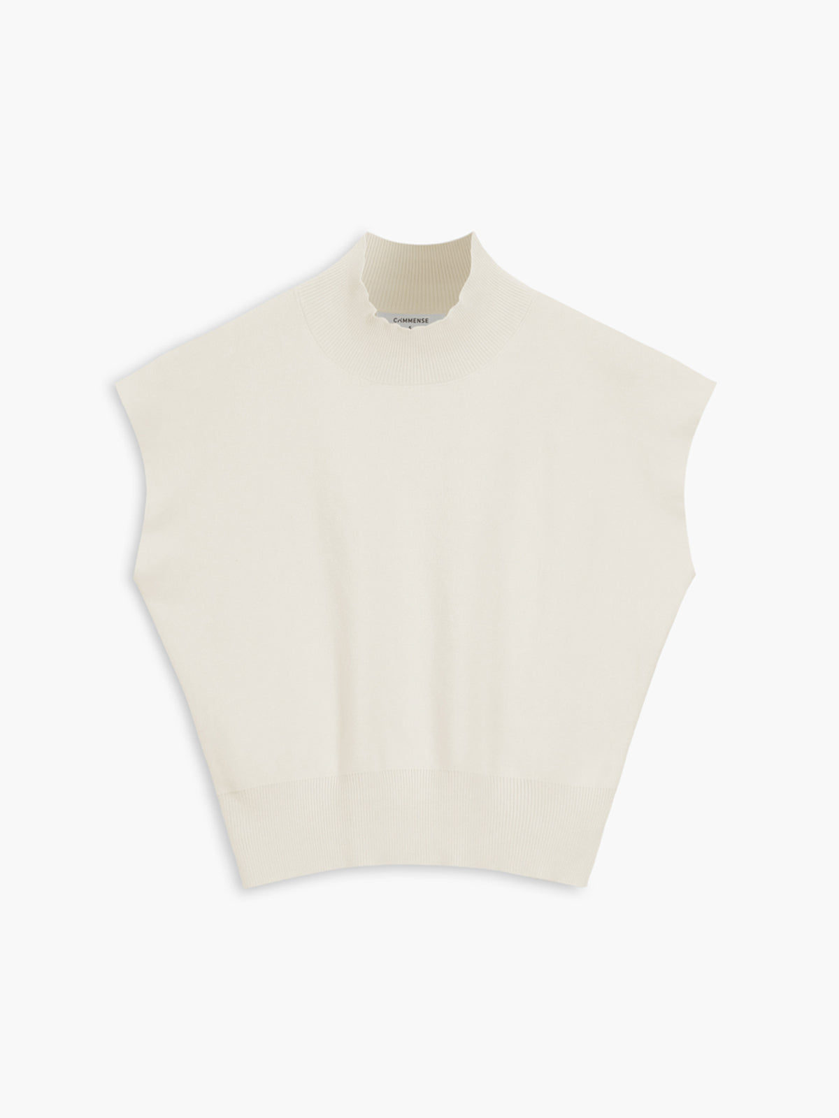 Women's Short-Sleeve Mock-Neck Casual Top