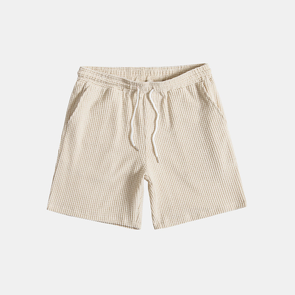 Men's Casual Short-Sleeve Shirt and Shorts Two-Piece Outfit