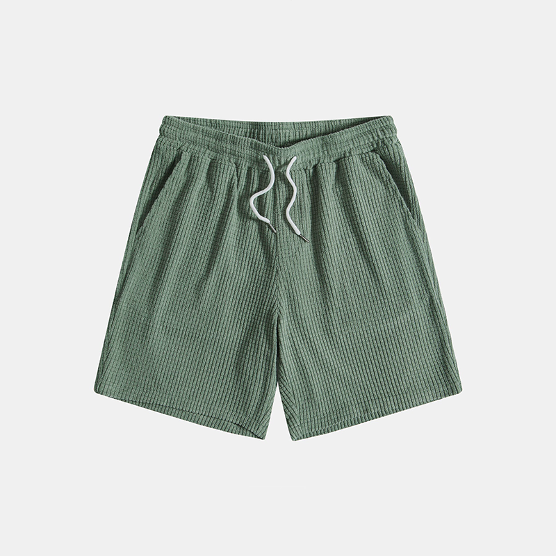 Men's Casual Short-Sleeve Shirt and Shorts Two-Piece Outfit