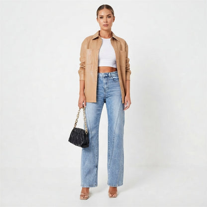 Women's Classic Straight-Leg Denim Jeans