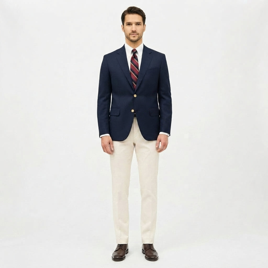 Men's Tailored Lightweight Spring Blazer Jacket