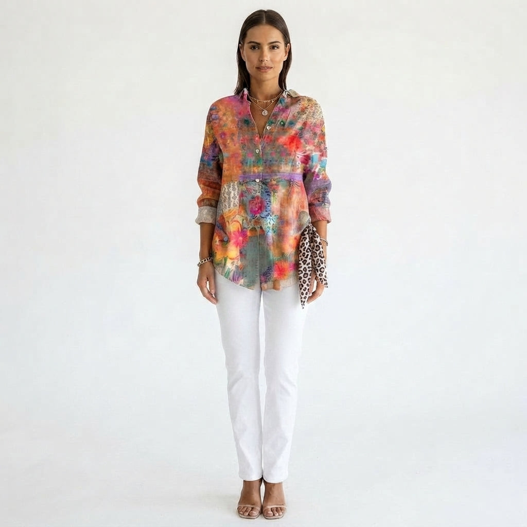 Women's Casual Retro Summer Blouse